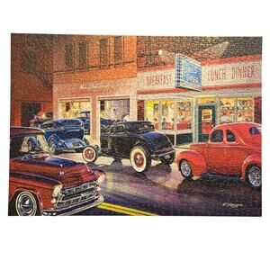 Masterpieces Puzzle 1000 Pieces Cruisin Route 66 Phils Diner Bruce Kaiser